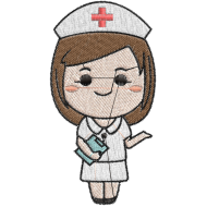Matriz de Bordado Enfermeira 